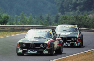 The Team Luigi cars at the Nurburgring in 1976. My car is second in line.