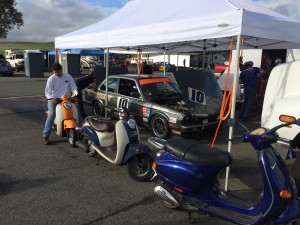 Final checks before qualifying.