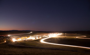 Night racing at Thunderhill.