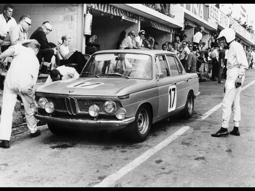 BMW 1800 wins the 24-hours race at Spa Francorchamps 1966.